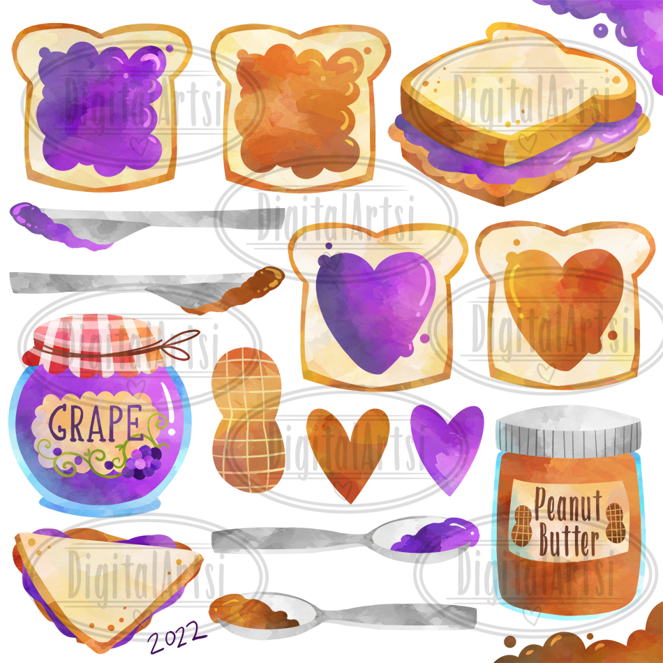 peanut butter and jelly clip art