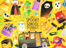 Spooky School Graphics Set