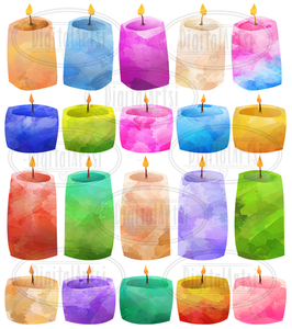 Candles Graphics Set