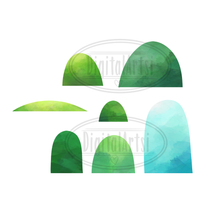 Hills Graphics Set