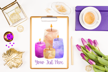 Candles Graphics Set